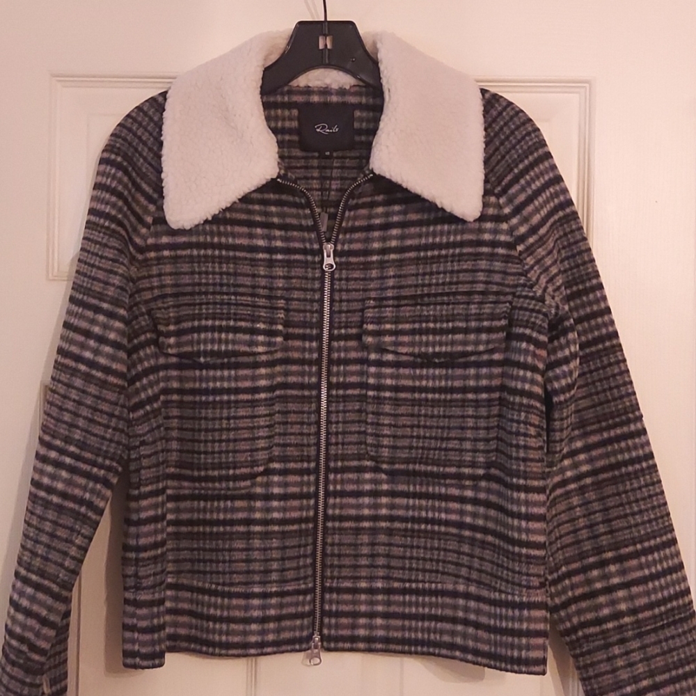 NWT RAILS CHEYENNE WOOL BLEND JACKET, COAT. XS